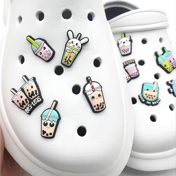 10 tea charms for crocs.NWT - Picture 2 of 2